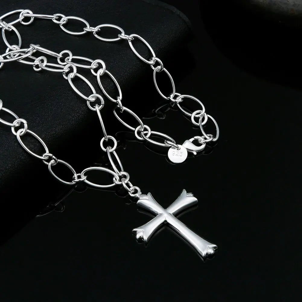 Silver Cross Necklace