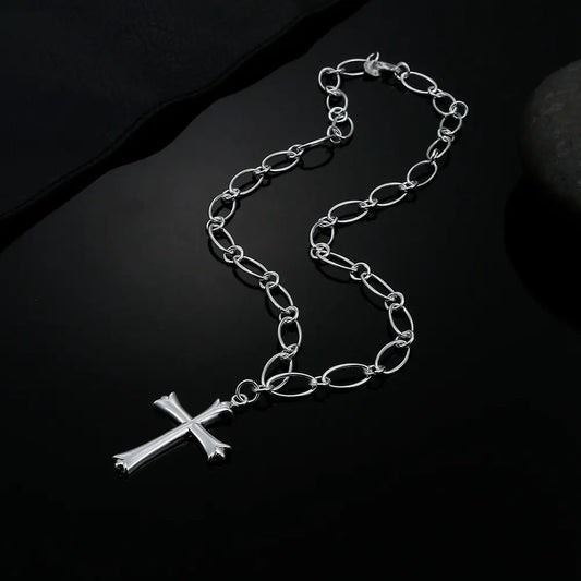 Silver Cross Necklace